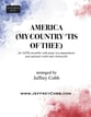 America SATB choral sheet music cover